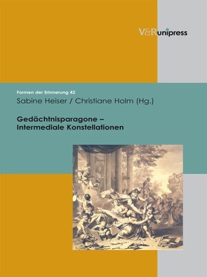 cover image of Gedächtnisparagone – Intermediale Konstellationen